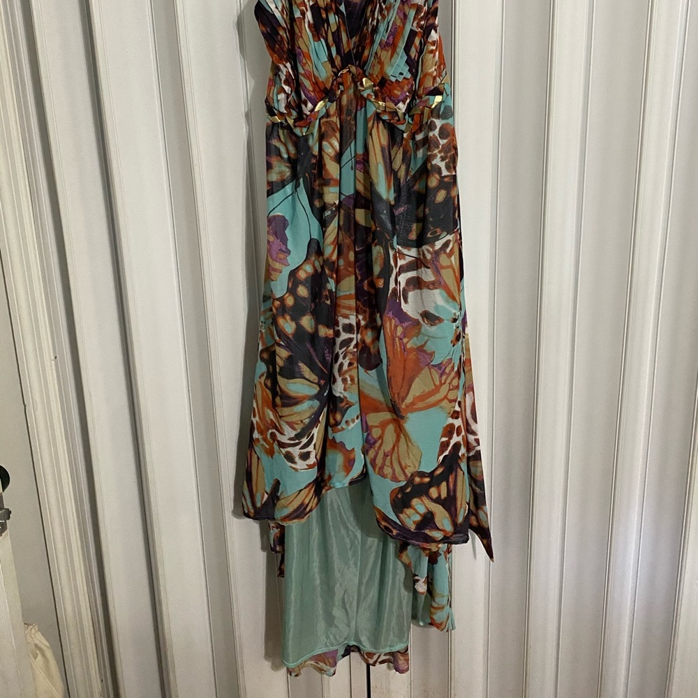 Baby Phat Halter Dress 3x Butterflies